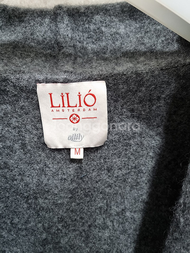 여성 55~66 릴리오 오일릴리 폭스 울 숄카라 니트 코트--3